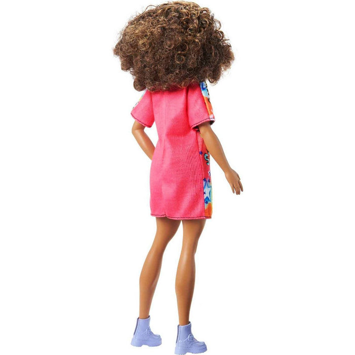 Barbie Fashionistas Doll with Brunette with Graffiti Dress