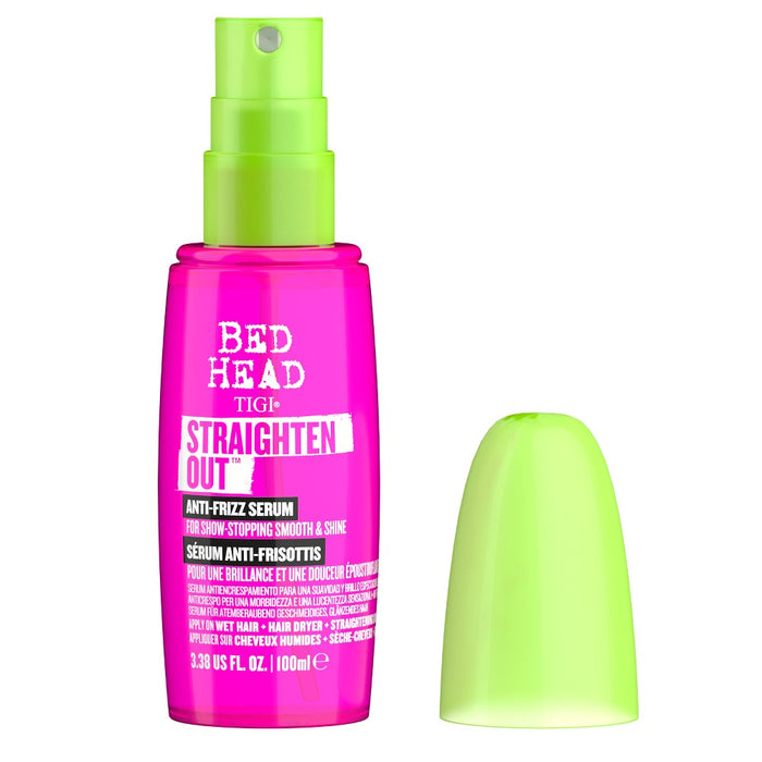 TIGI Bed Head Straighten Out Anti Frizz Serum for Smooth Shiny Hair - 3.38 fl oz