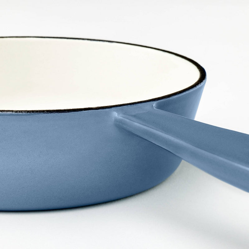 6" Enameled Cast Iron Skillet Blue - Figmint