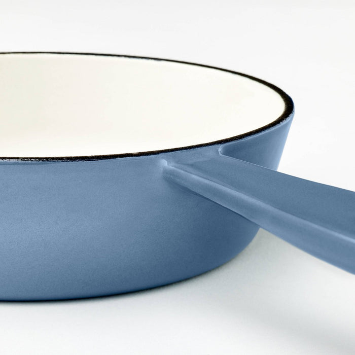 6" Enameled Cast Iron Skillet Blue - Figmint