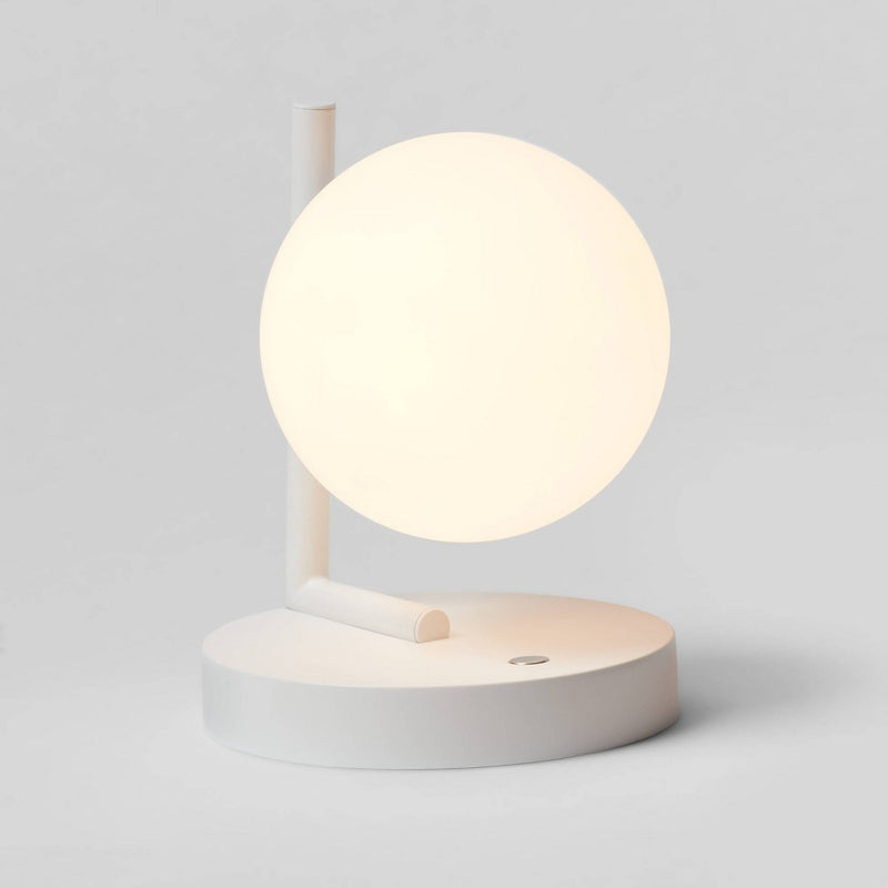 Round Bulb Kids' Nightlight with Switch White (Includes LED Light Bulb) - Pillowfort