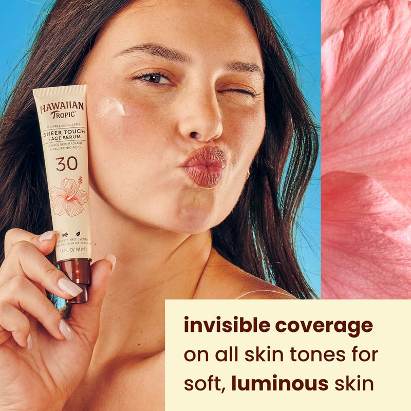 Hawaiian Tropic Sheer Touch Invisible Sunscreen Serum - SPF 30 - 1.4 fl oz