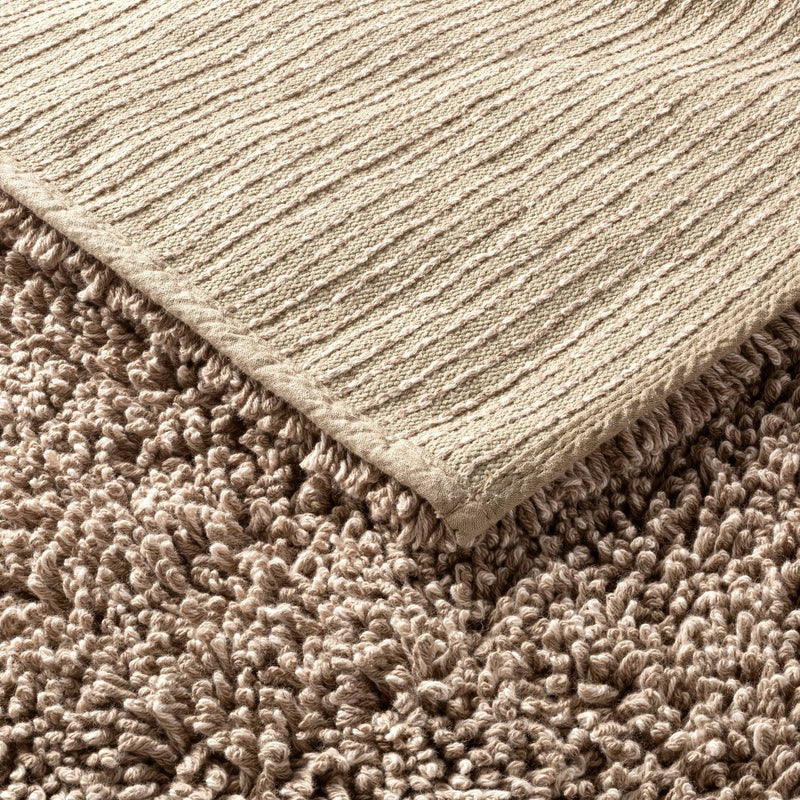 21"x34" Melange Looped Bath Rug Dark Sand - Casaluna