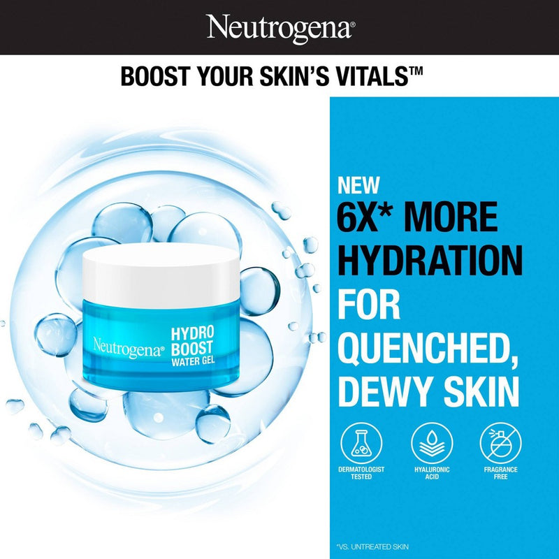 Neutrogena Hydro Boost Water Gel Moisturizer with Hyaluronic Acid - Fragrance Free - 0.5 fl oz