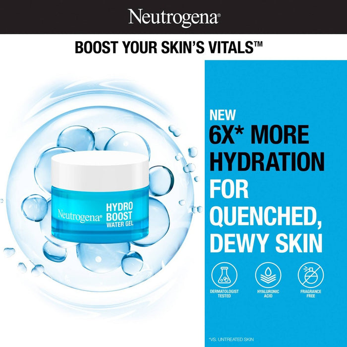 Neutrogena Hydro Boost Water Gel Moisturizer with Hyaluronic Acid - Fragrance Free - 0.5 fl oz