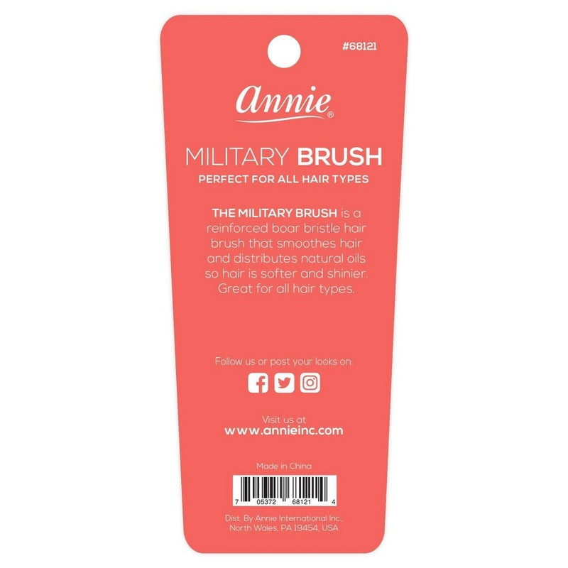 Annie International Easy Style Professional Military Boar Bristle Hair Brush