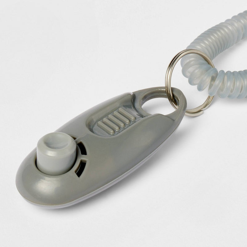 Dog Training Clicker - Boots & Barkley - Gray