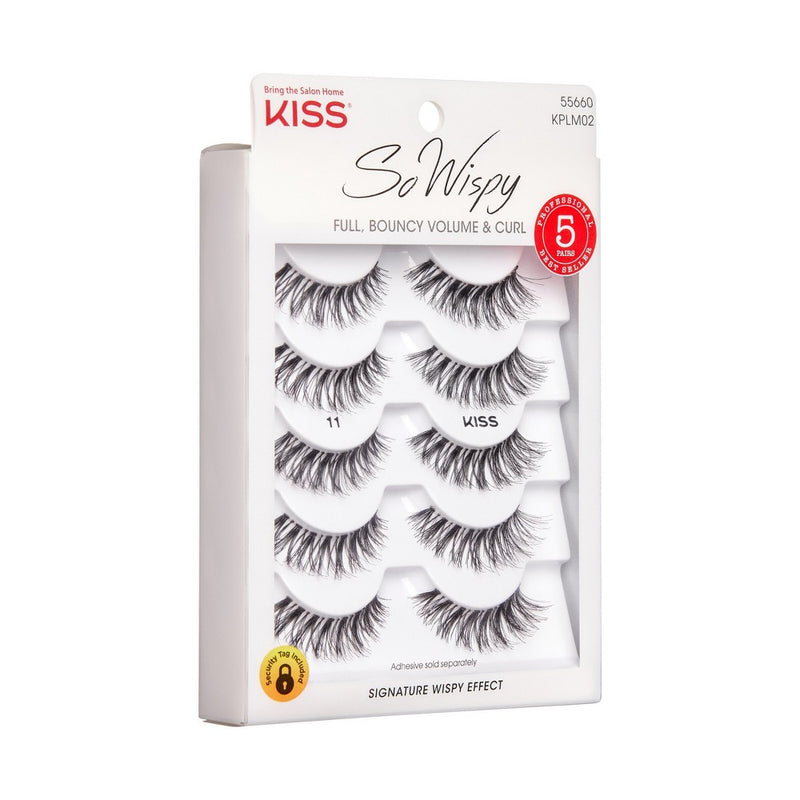 KISS So Wispy False Eyelashes - Multipack #11 - 5 Pairs