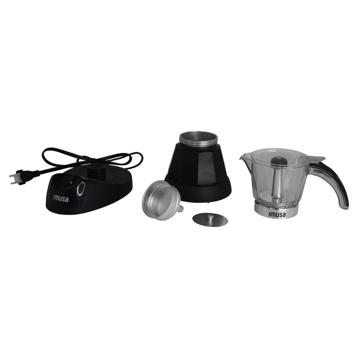 IMUSA Aluminum Espresso Maker Black