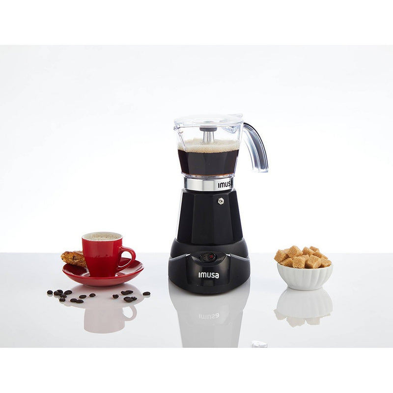IMUSA Aluminum Espresso Maker Black