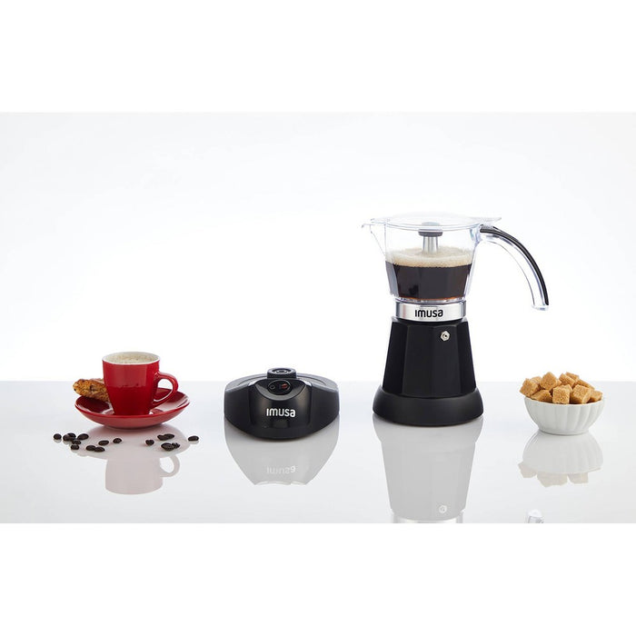 IMUSA Aluminum Espresso Maker Black