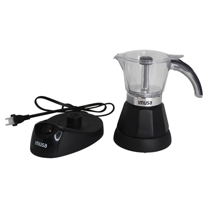 IMUSA Aluminum Espresso Maker Black