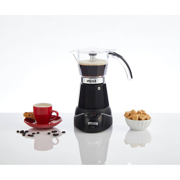 IMUSA Aluminum Espresso Maker Black