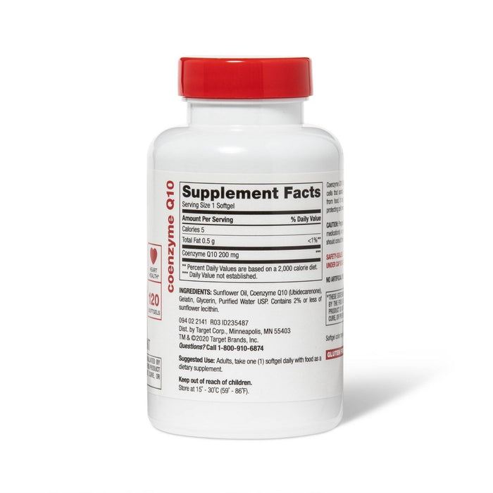 Coenzyme Q10 200mg Supplement Softgels - 120ct - up & up