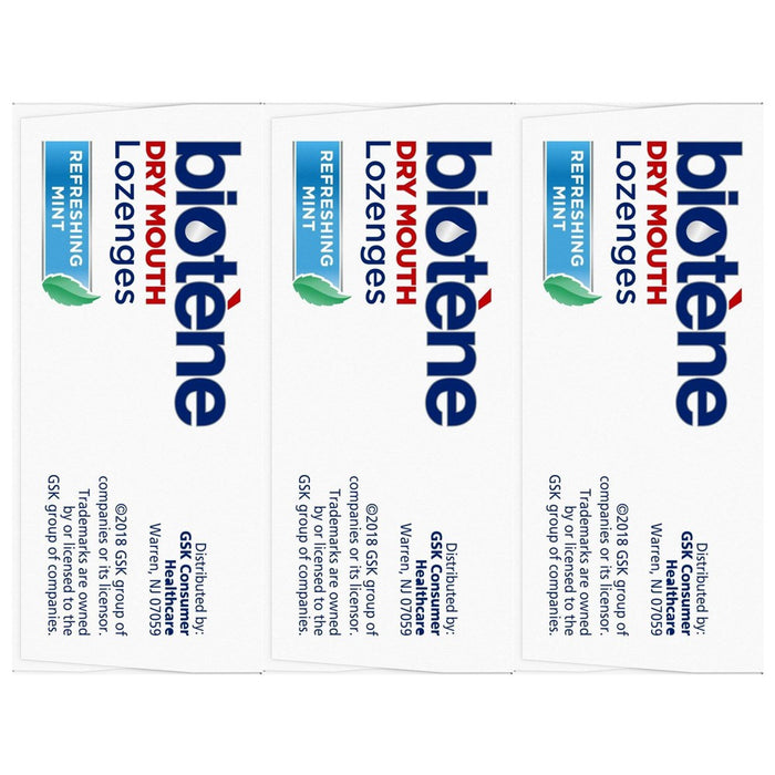 1 PACKBiotene Dry Mouth Lozenges for Fresh Breath Refreshing Mint - 27ct