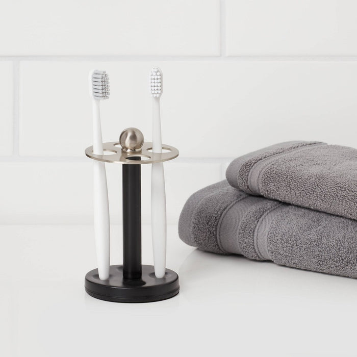 Toothbrush Holder Black Metal - Threshold
