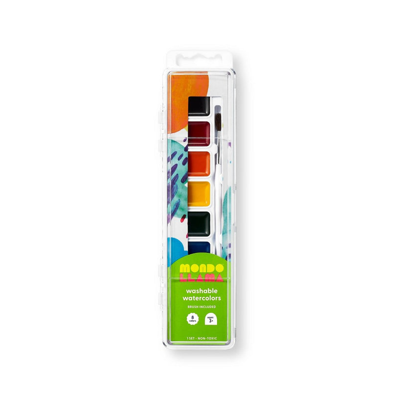 8ct Washable Watercolor Set - Mondo Llama