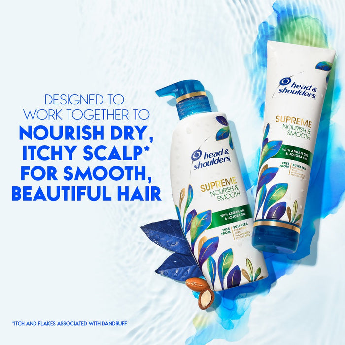 Head & Shoulders Supreme Nourish & Smooth Hair & Scalp Anti-Dandruff Conditioner for Relief from Itchy & Dry Scalp - 9.4 fl oz