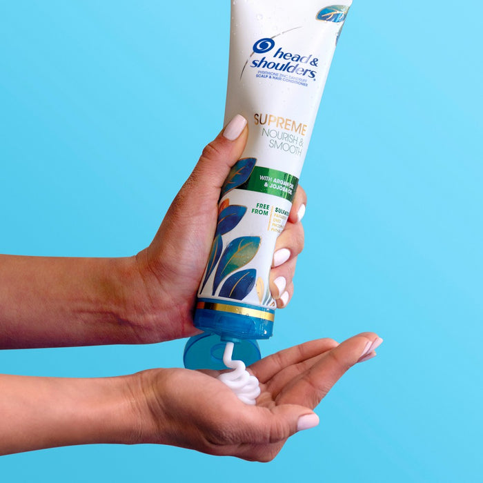 Head & Shoulders Supreme Nourish & Smooth Hair & Scalp Anti-Dandruff Conditioner for Relief from Itchy & Dry Scalp - 9.4 fl oz