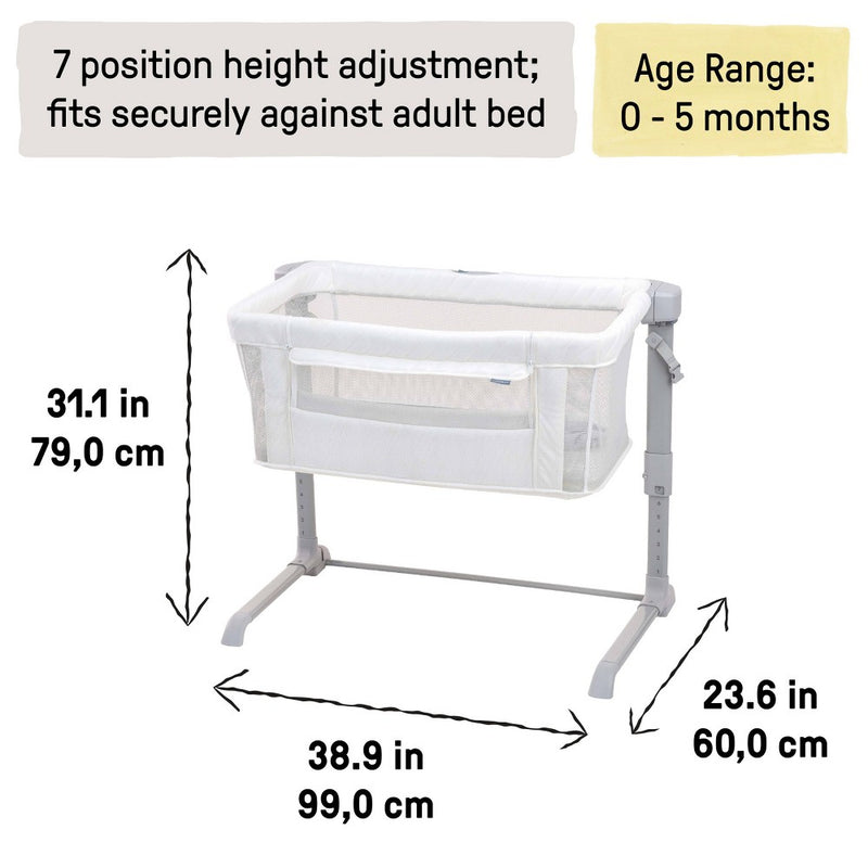 SwaddleMe DreamSecure 2-in-1 Co-Sleeping Bassinet - 0-5Months - Cream (LOCAL PICKUP ONLY)