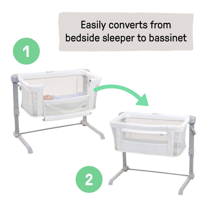 SwaddleMe DreamSecure 2-in-1 Co-Sleeping Bassinet - 0-5Months - Cream