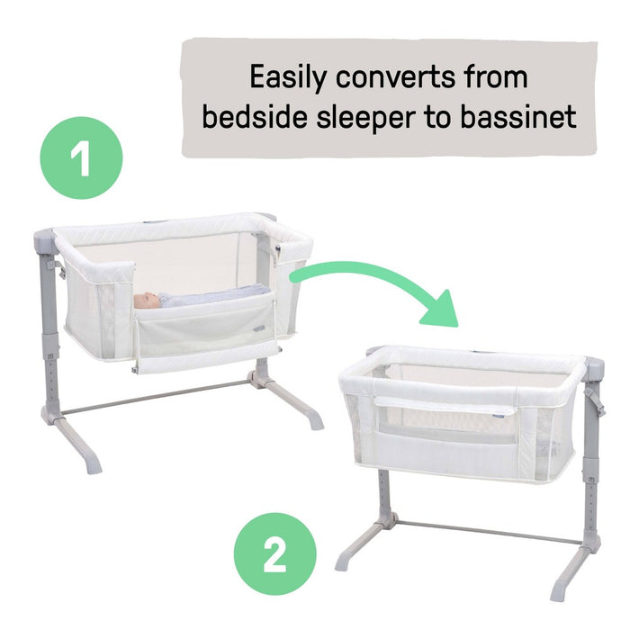 SwaddleMe DreamSecure 2-in-1 Co-Sleeping Bassinet - 0-5Months - Cream