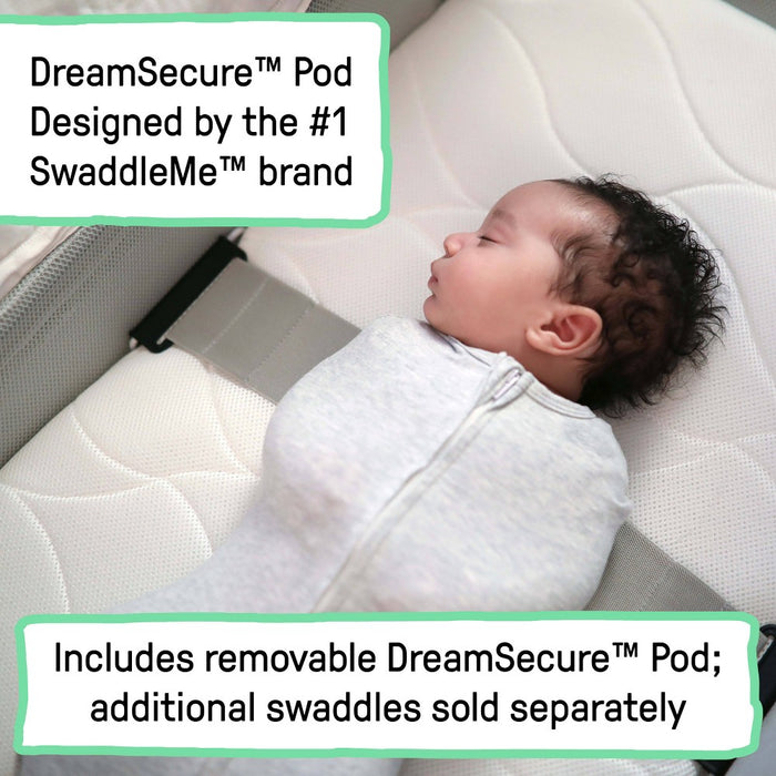 SwaddleMe DreamSecure 2-in-1 Co-Sleeping Bassinet - 0-5Months - Cream