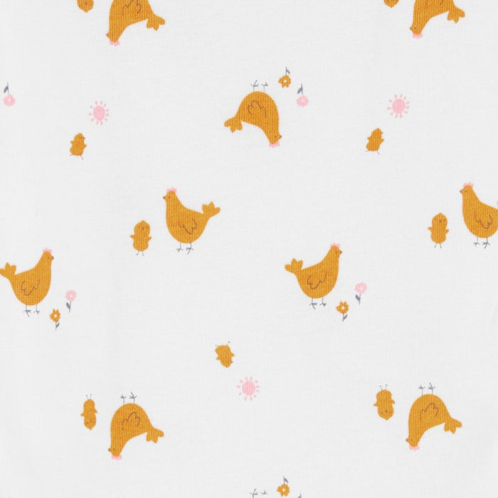 Carter's Just One You Baby Girls' Heart Top & Bottom Set - Yellow/Pink 6M