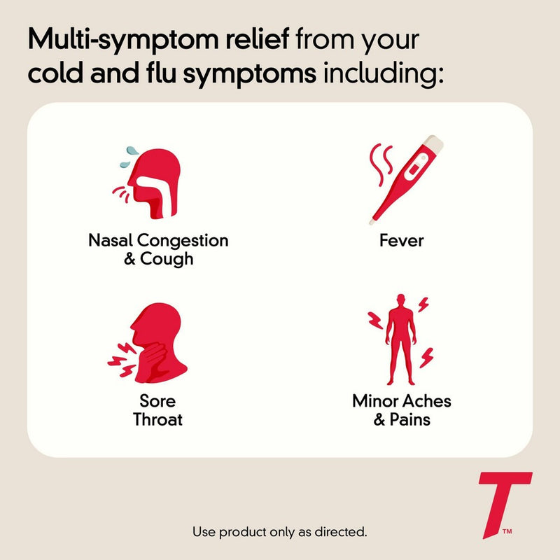 Tylenol Cold+Flu Severe Day/Night Caplets - Acetaminophen - 24ct