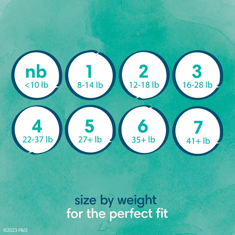 Pampers Pure Protection Disposable Diapers Super Pack - Size 7 - 36ct