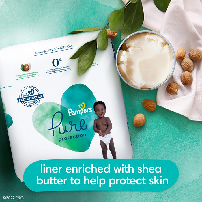 Pampers Pure Protection Disposable Diapers Super Pack - Size 7 - 36ct