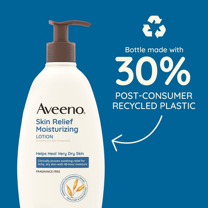 Aveeno Skin Relief Moisturizing Lotion, Fragrance-Free, 18oz