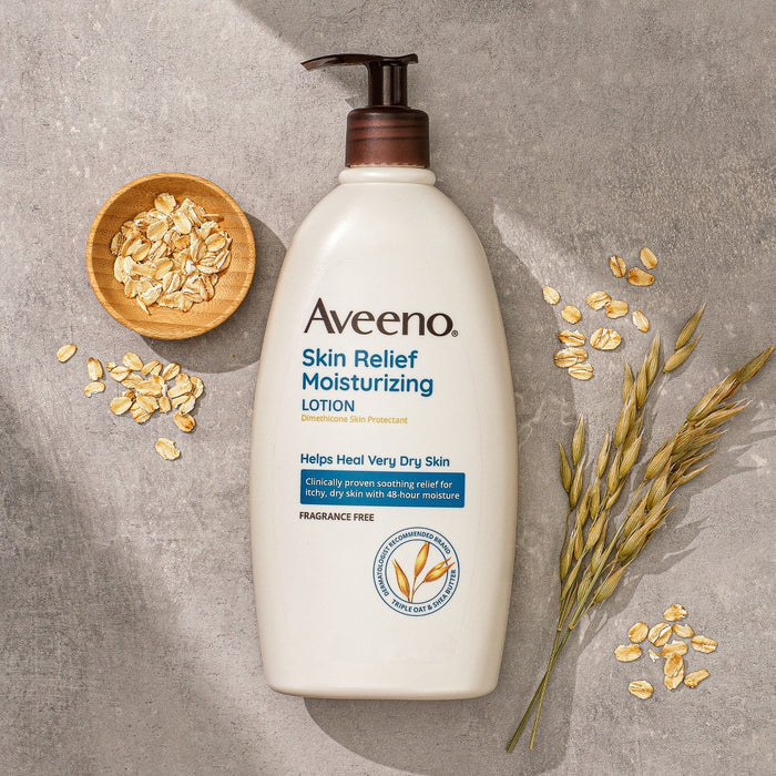Aveeno Skin Relief Moisturizing Lotion, Fragrance-Free, 18oz
