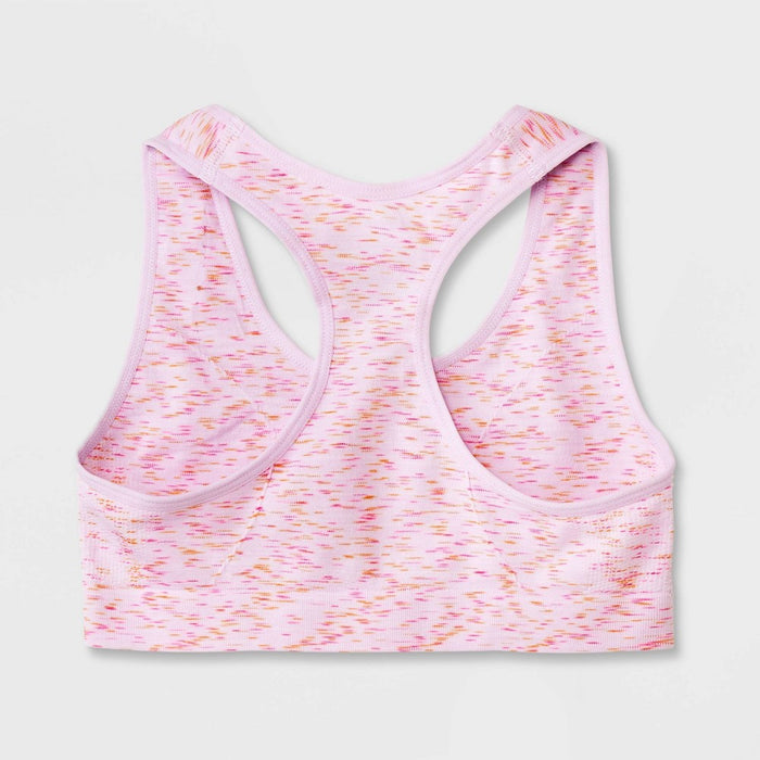 Girls' 2pk Space Dye Sports Bra - Cat & Jack Purple XL