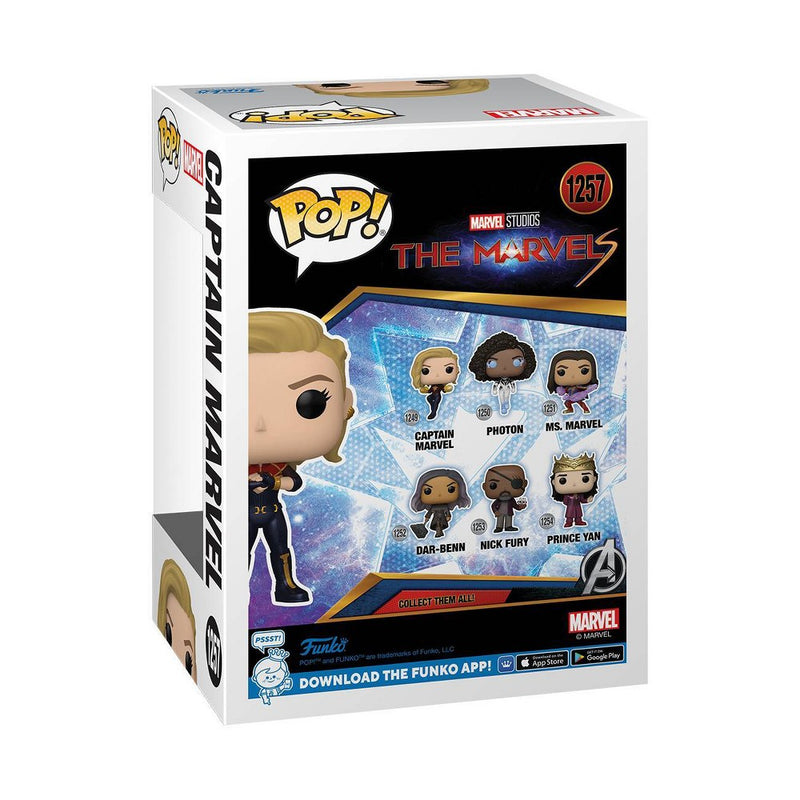 Funko POP! Vinyl: The Marvels - Captain Marvel Bobble Head (Target Exclusive)