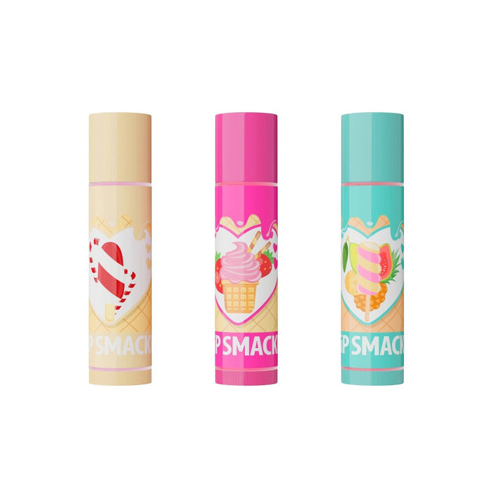 Lip Smacker Lip Balm Heart Toppers - Teal - 1.3oz/3pc