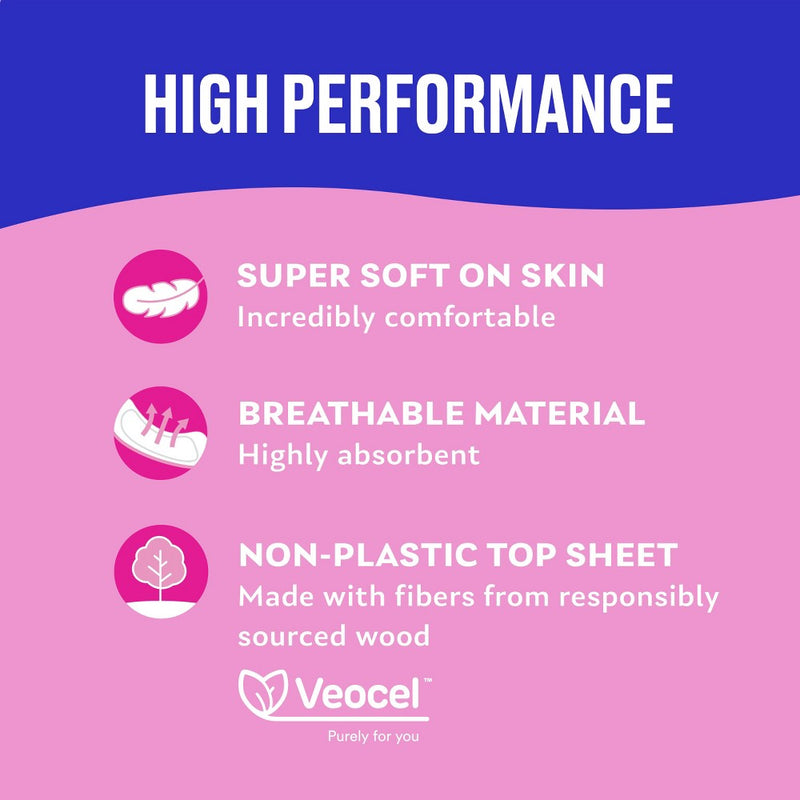 Carefree Ultra Thin Overnight Pads with Wings - 28ct