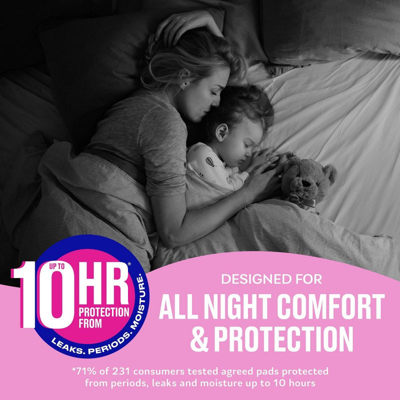 Carefree Ultra Thin Overnight Pads with Wings - 28ct