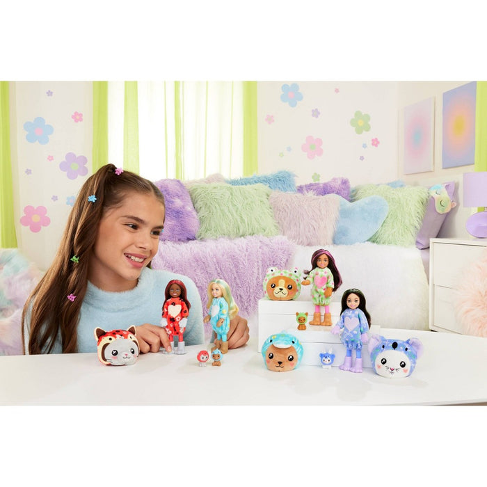Barbie Cutie Reveal Kitten as Red Panda Costume-Themed Series Chelsea Small Doll & Accessories