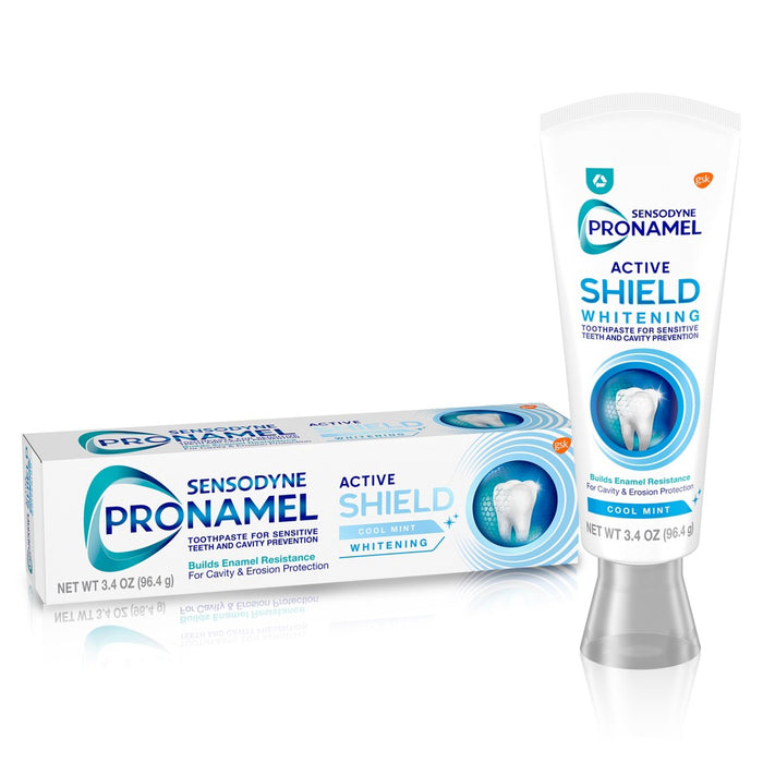 Sensodyne Pronamel Active Shield Whitening Toothpaste - Cool Mint - 3.4oz/1pk