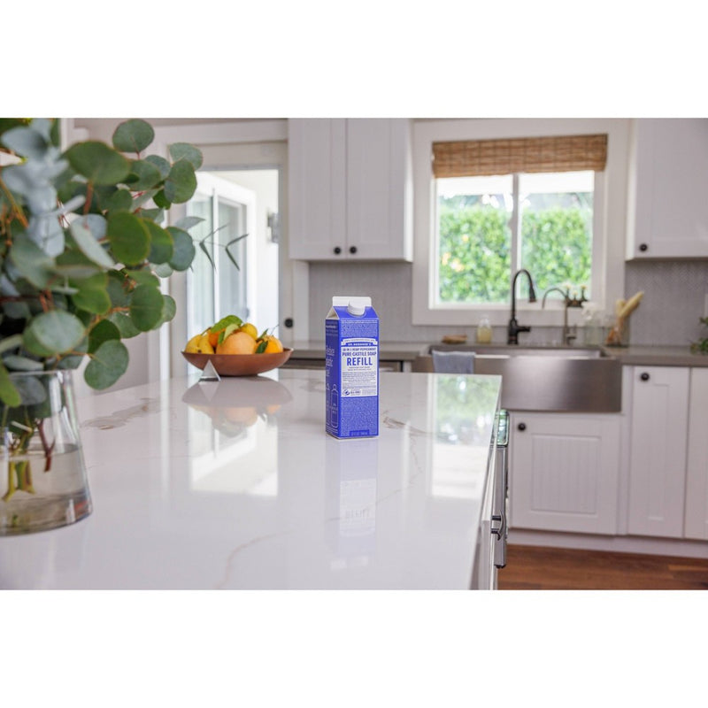 Dr. Bronner's Peppermint Pure Castile Soap Refill Carton - 32oz