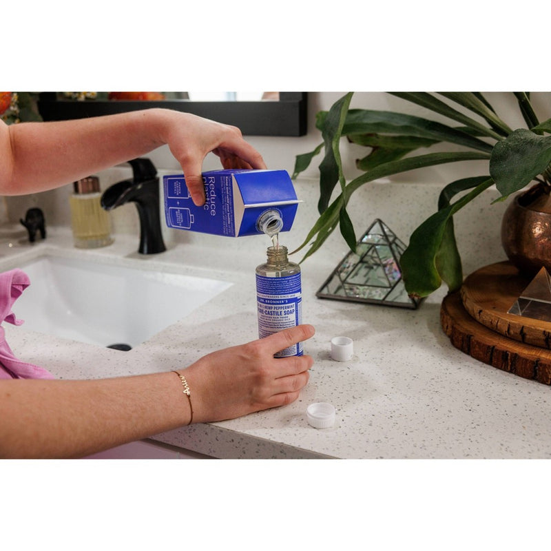Dr. Bronner's Peppermint Pure Castile Soap Refill Carton - 32oz