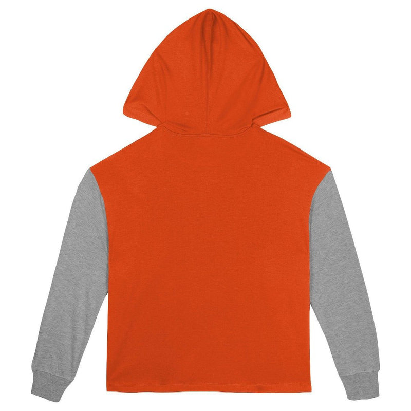 NHL Philadelphia Flyers Girls' Long Sleeve Poly Fleece Hooded Sweatshirt - XL