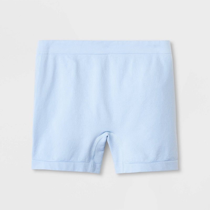 Kids' 3pk Seamless Boxer Shorts - art class Blue/Pink/Blush Pink L