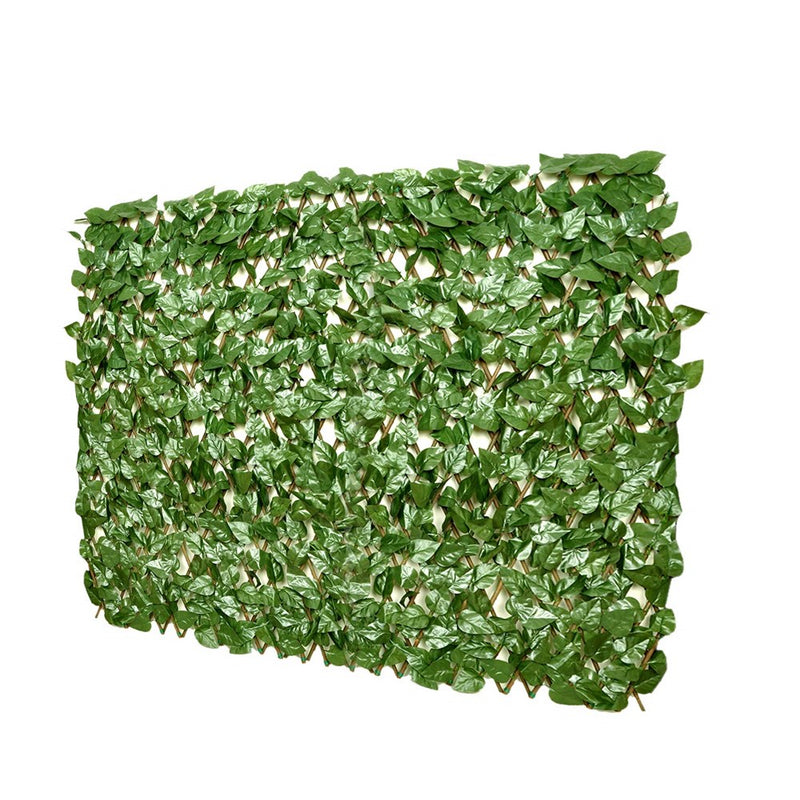 Artificial Ivy Fence Expandable/Stretchable Privacy Fence Screen Leaf, Single Side Leaves And Vine Decoration For Outdoor, Garden, Yard Laurel 1 Piece (LOCAL PICKUP ONLY)