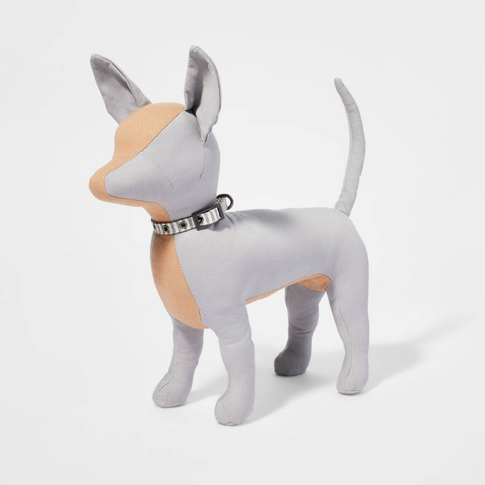 Striped Fashion Dog Collar with Pin Buckle - S - Boots & Barkley