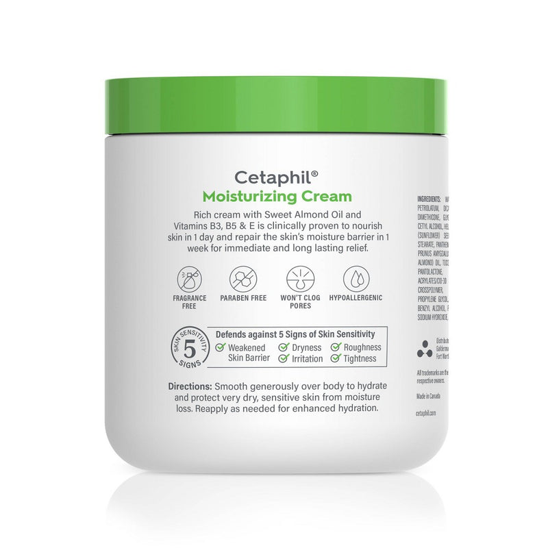 Cetaphil Moisturizing Cream Unscented - 20 fl oz