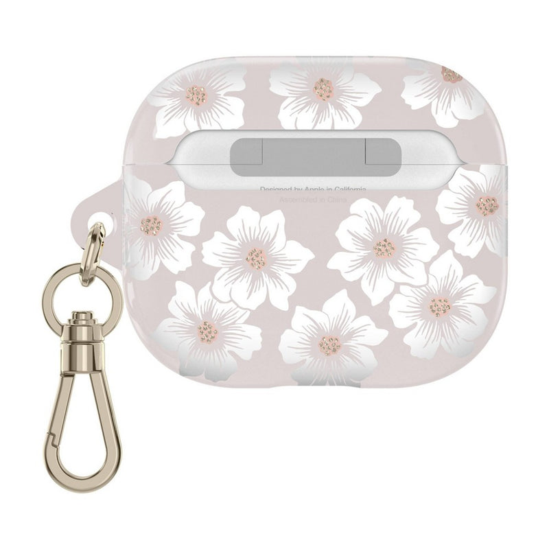 Kate Spade New York Protective AirPods (3rd generation) Case - Hollyhock Cream/Blush