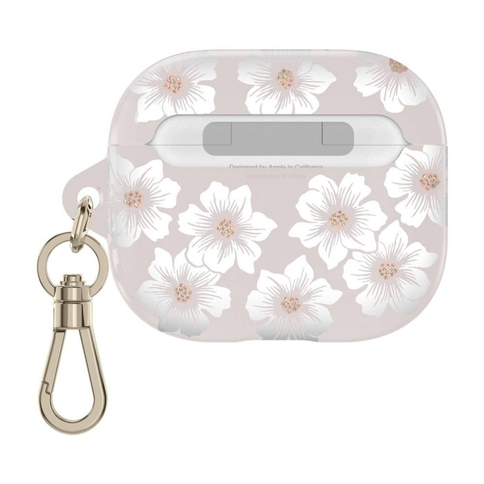 Kate Spade New York Protective AirPods (3rd generation) Case - Hollyhock Cream/Blush