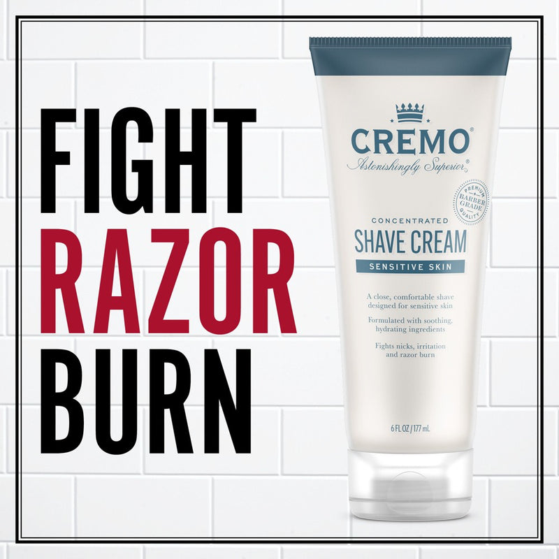 Cremo Sensitive Skin Shave Cream - Scented - 6 fl oz